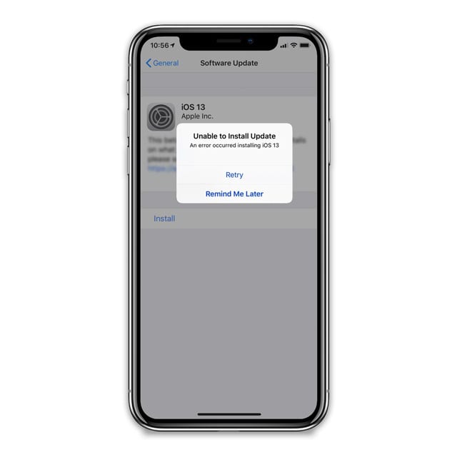 Installing software on iphone fails with macos mojave 10